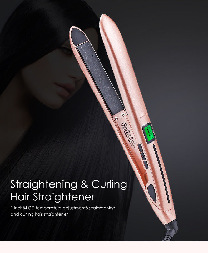 Straightening and curling Mini hair straightener