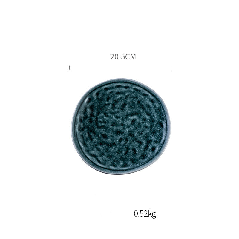 Round Ceramics For Household Creative Western Food Plate