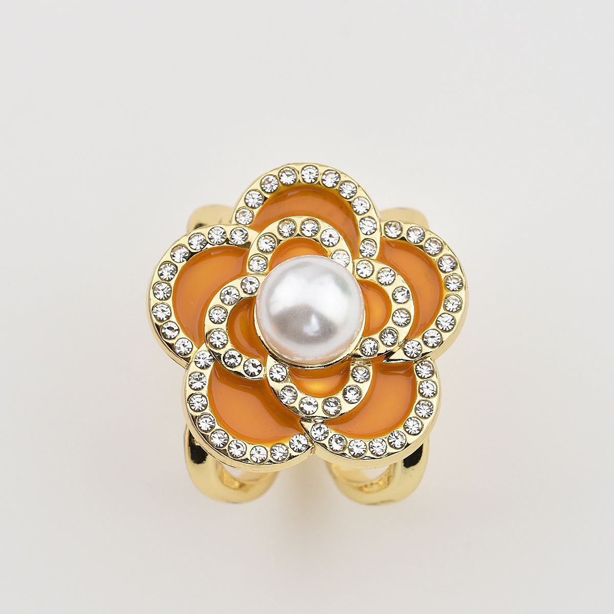 Flower Scarf Pin for Women