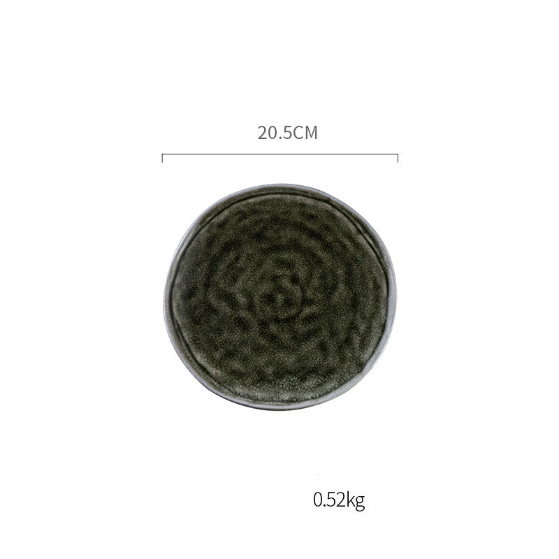 Round Ceramics For Household Creative Western Food Plate