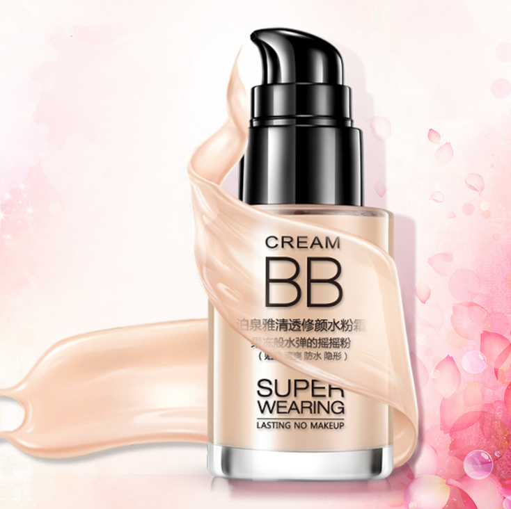 Clear and sleek hydrating cream makeup BB cream