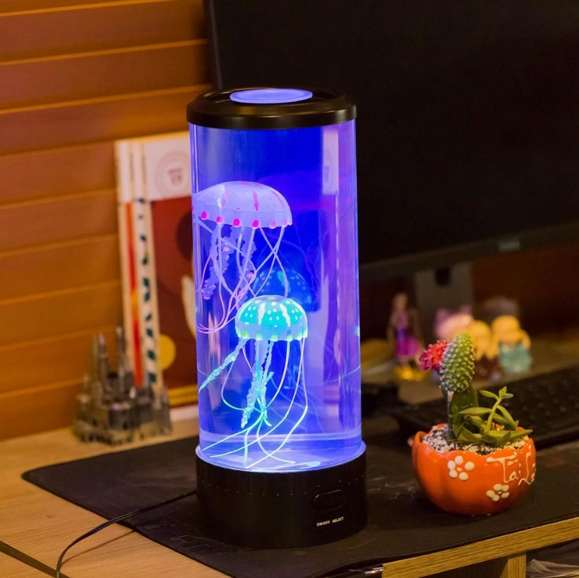 Shling LED Jellyfish Aquarium Lamp Night Light Shling Aquarium Aquarium Lamp decoration light Night Light