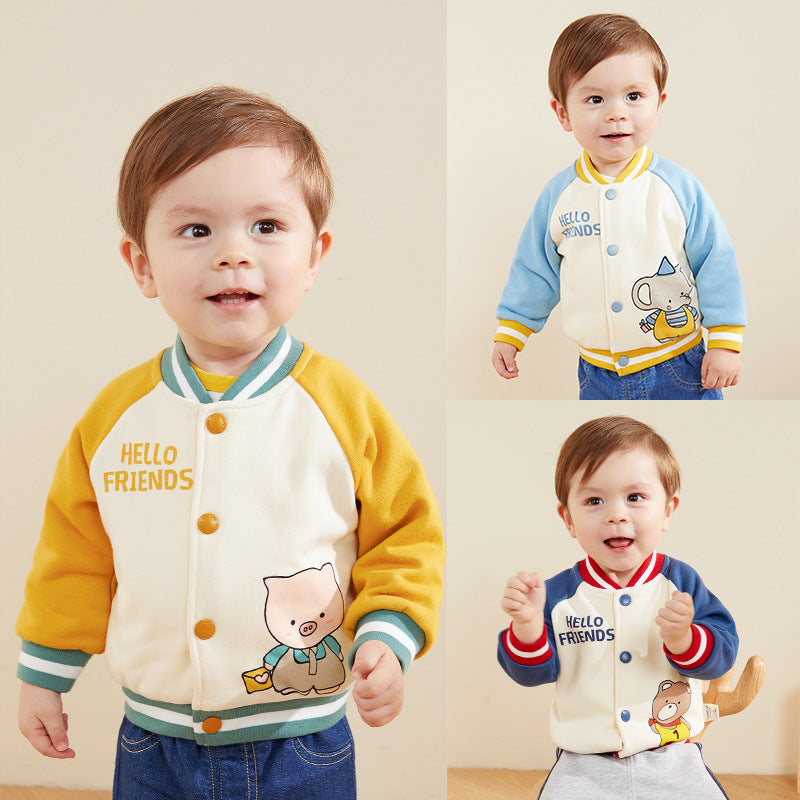 Baby jackets girls' tops newborn clothes