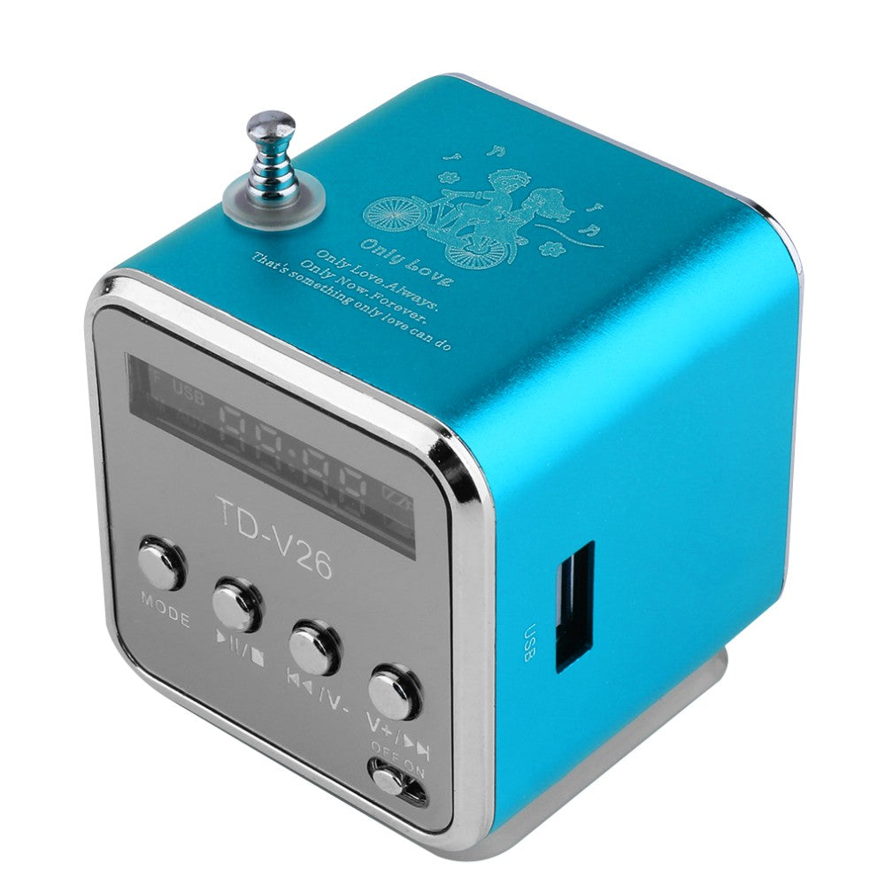 TD-V26 Portable Speaker Mini FM Radio