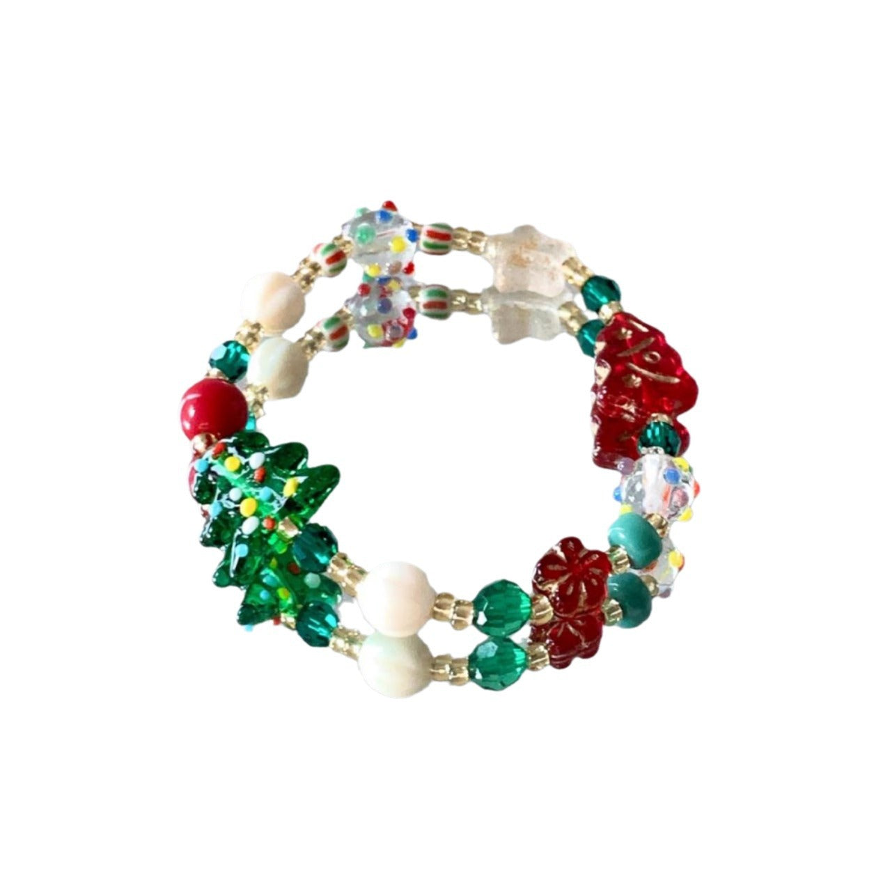 Elegant, Versatile Christmas Tree Bracelet