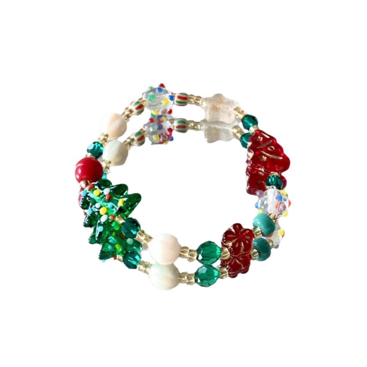 Elegant, Versatile Christmas Tree Bracelet
