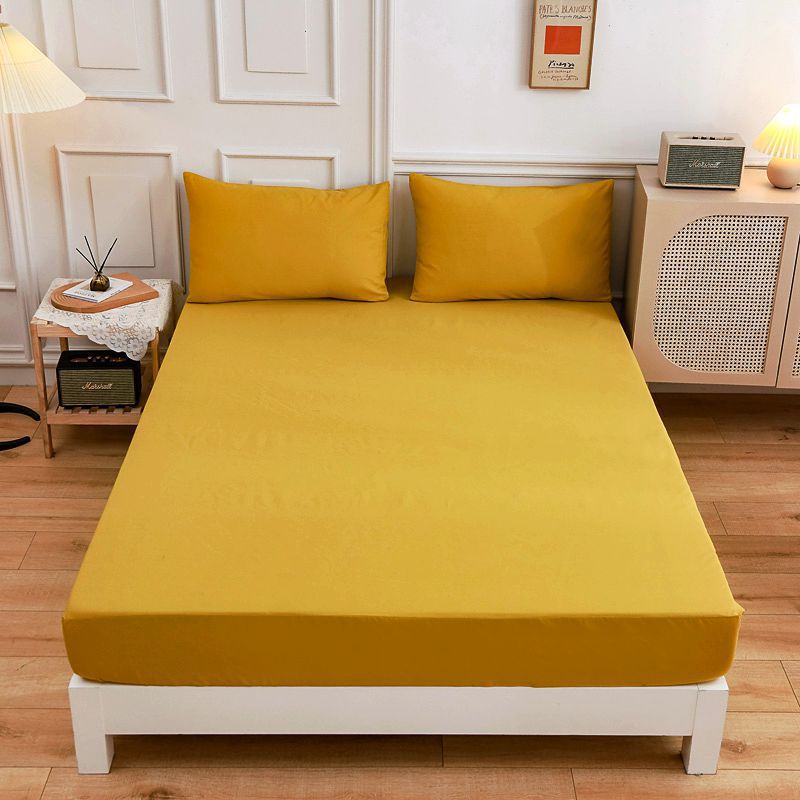 Cotton Bed Sheets Fitted Sheet Pillow Case