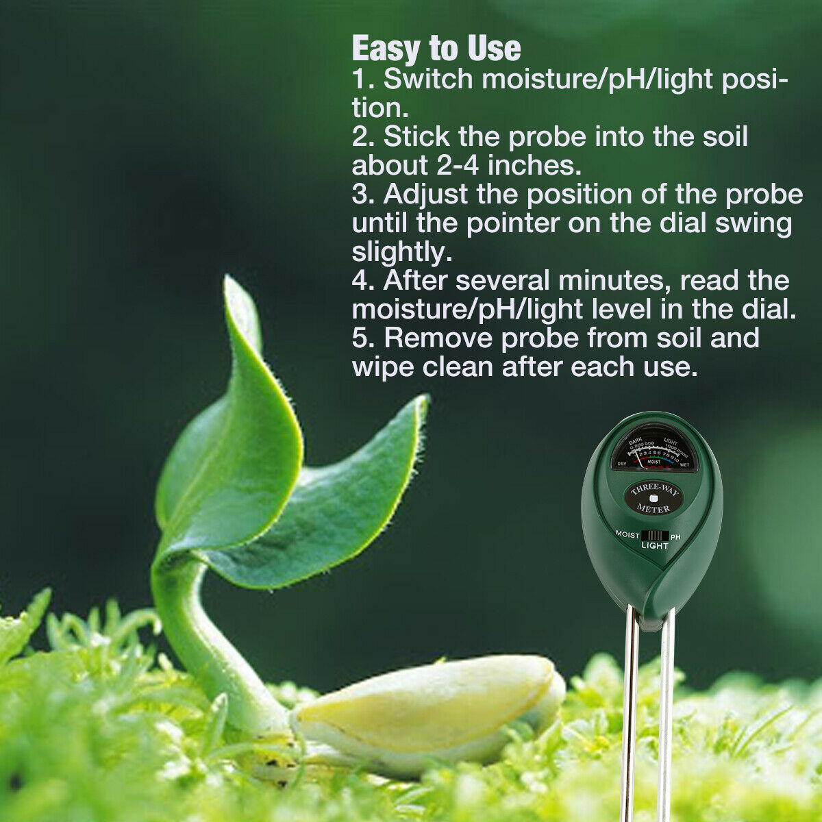 3 In1 Soil Tester