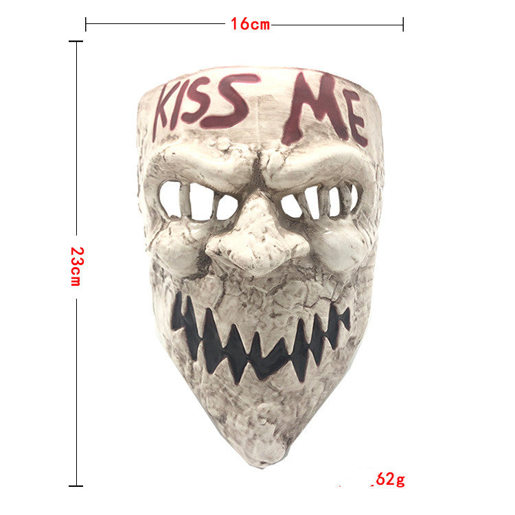 Shling Human Clearance Project Kiss Me Mask Shling Horror Mask