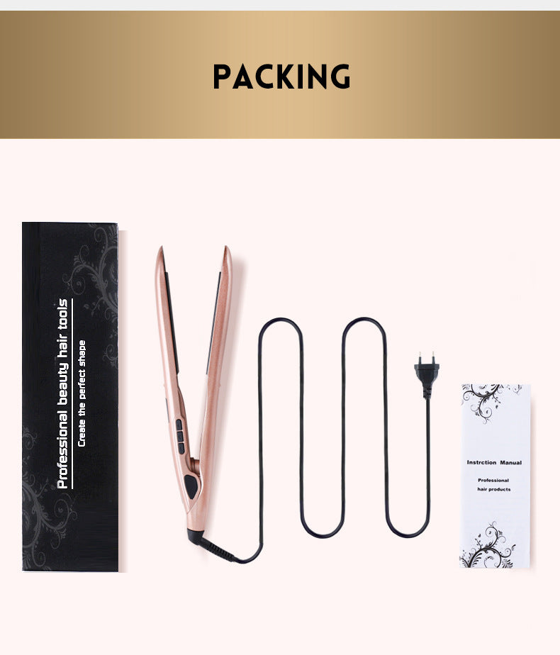 Straightening and curling Mini hair straightener