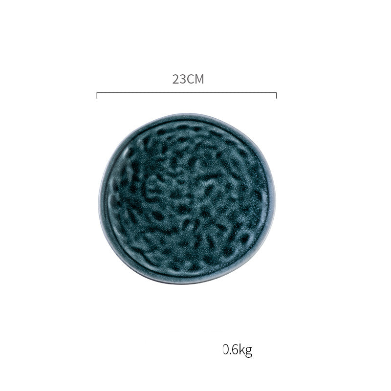 Round Ceramics For Household Creative Western Food Plate