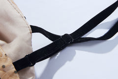 Stylish Off-White V-Neck High Waist Polyester Dress for Women