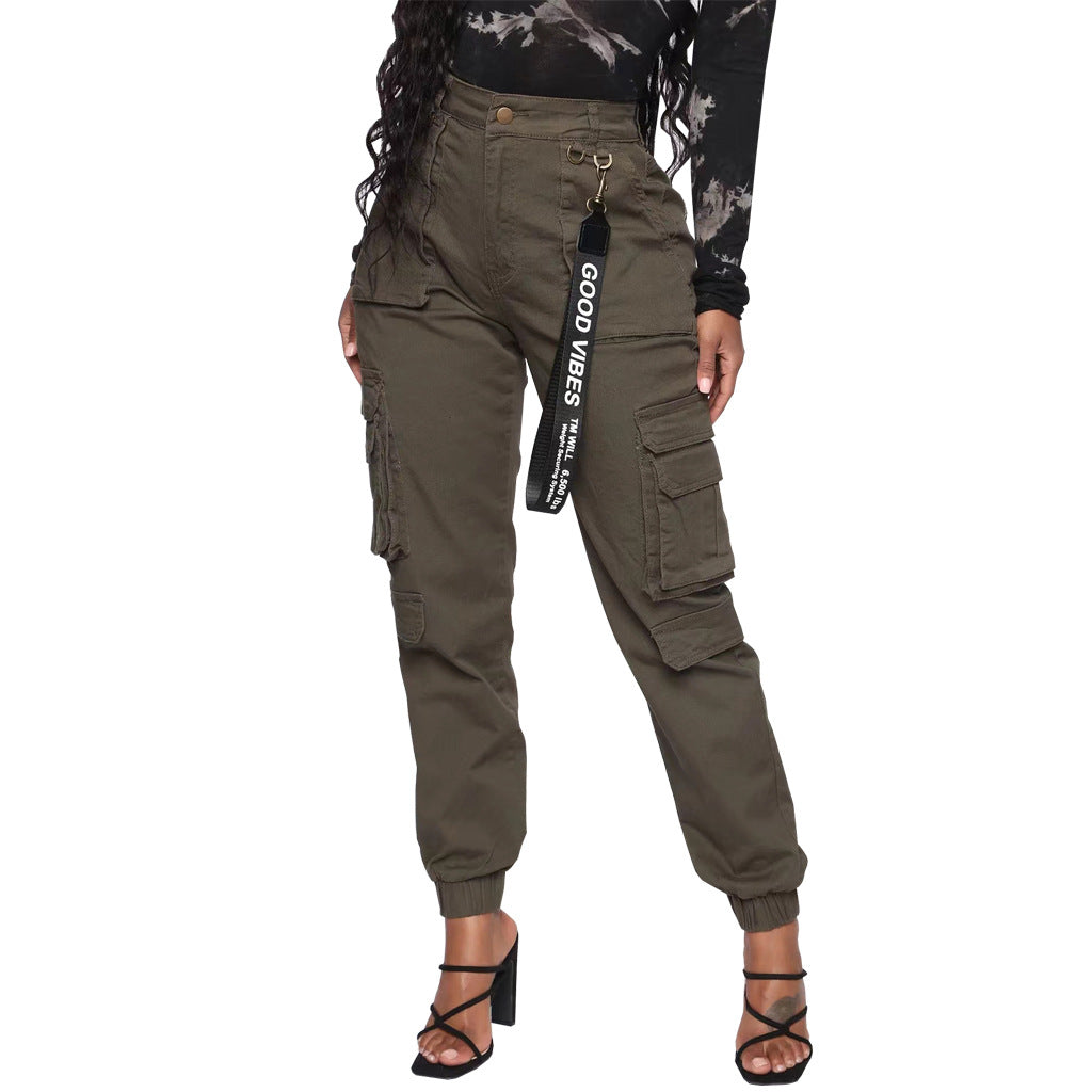 High Elasticity Camouflage Skinny Jeans for Women
