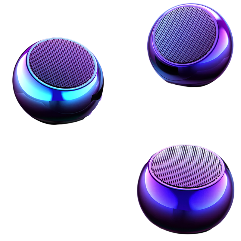 M3 Tws Super Mini Speaker Colorful Outdoor Portable 3D Round Small loud Bass Wireless Bt Speaker