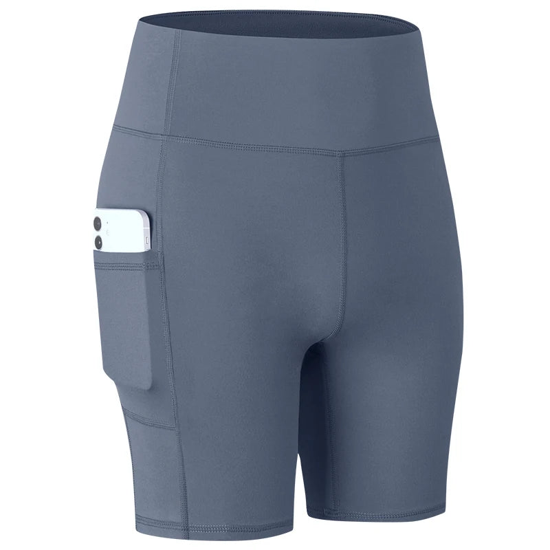 Women's Yoga Shorts High Waist Gym Compression Sport Shorts