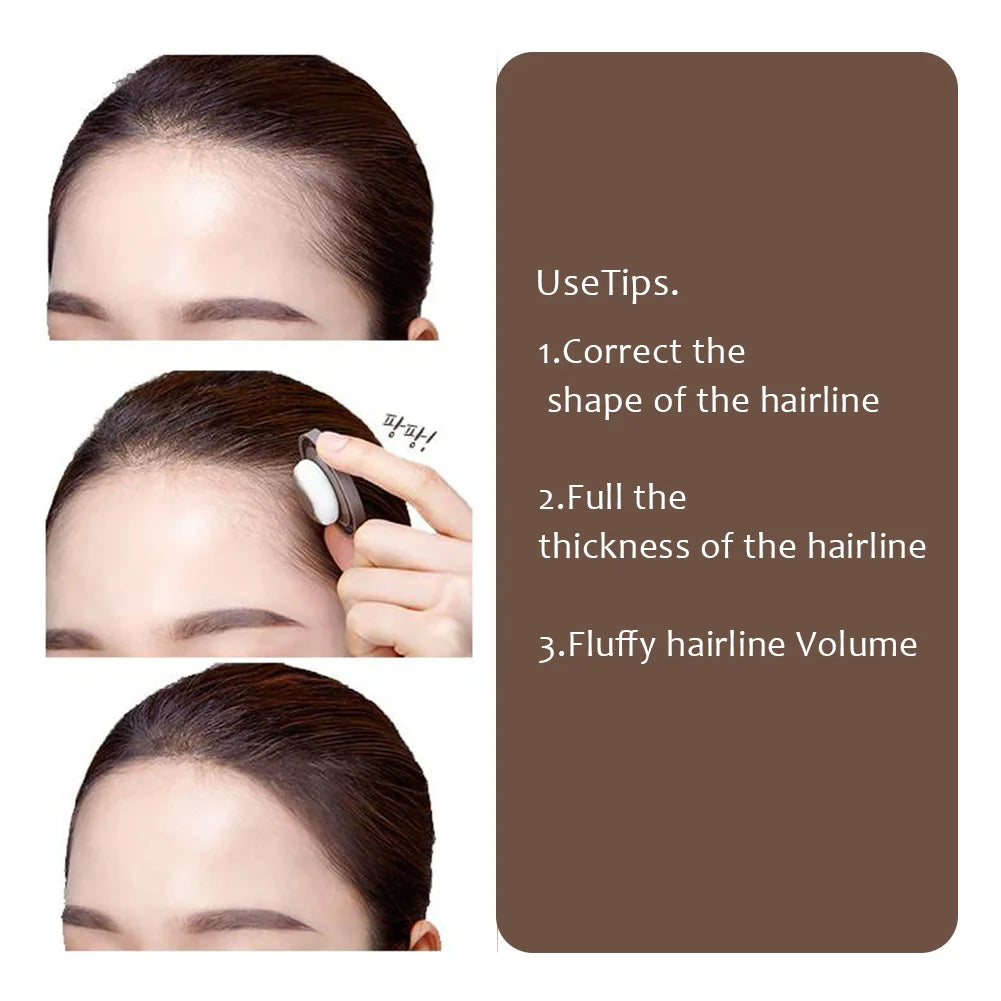 Hair Line Powder Black Root Cover Up Natural Instant Waterproof Hairline Shadow Powder