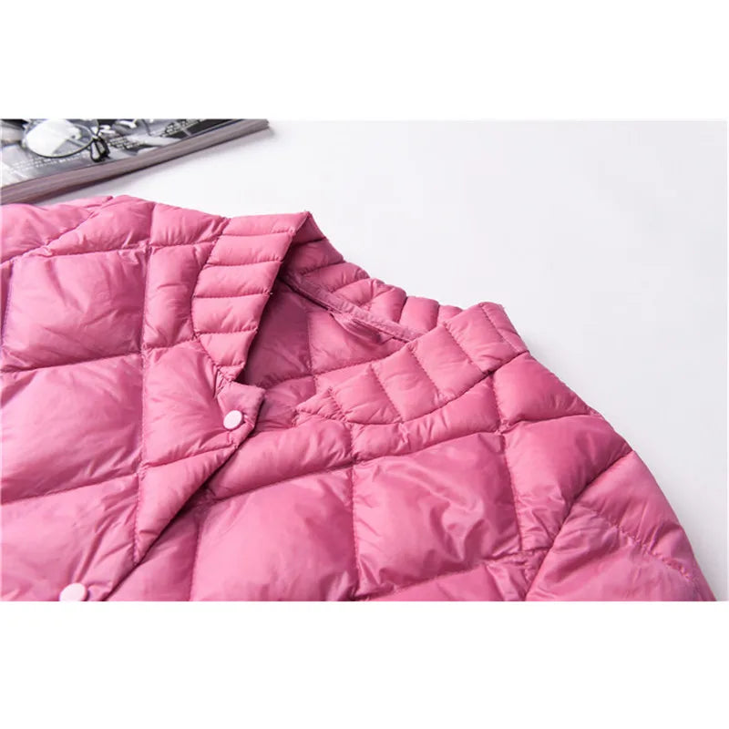 Women White Duck Down Jacket