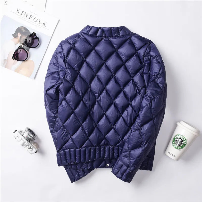 Women White Duck Down Jacket