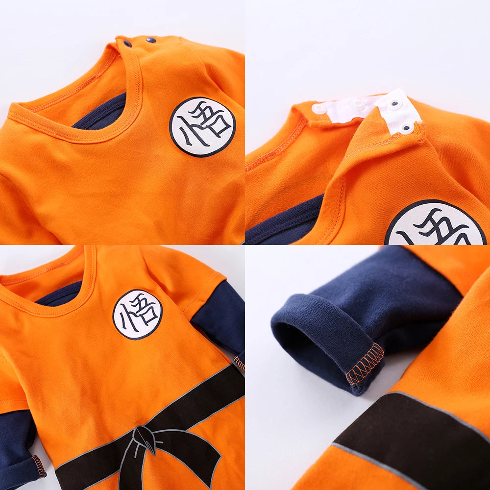 Dragon DBZ Anime Baby Boy Clothes Halloween Cosplay Costume