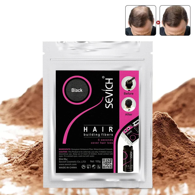 Keratin Hair Loss Building Fiber Hair Growth Fiber Refill Hair Loss Concealer