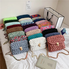 Women's Crossbody Bags Thread Hook Knitted Shoulder Bag