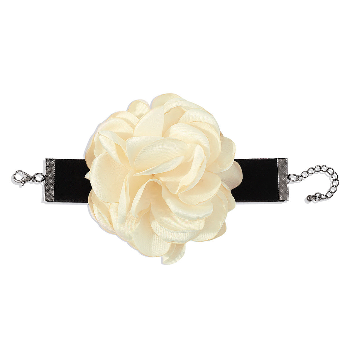 Rose Necklace Bracelet Pretty Floral Jewelry for Women