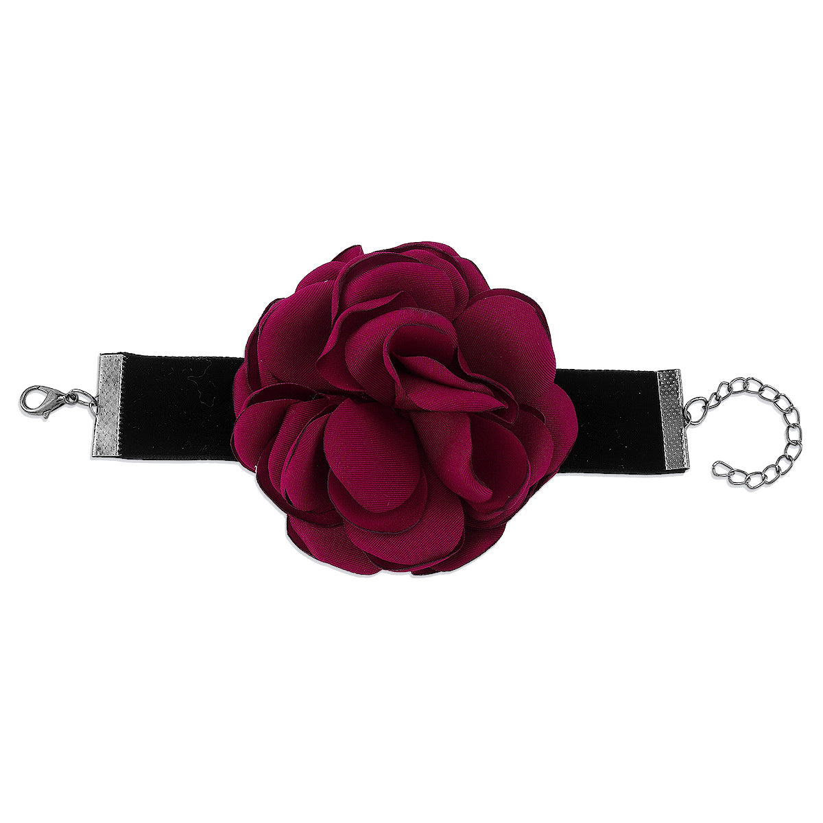Rose Necklace Bracelet Pretty Floral Jewelry for Women
