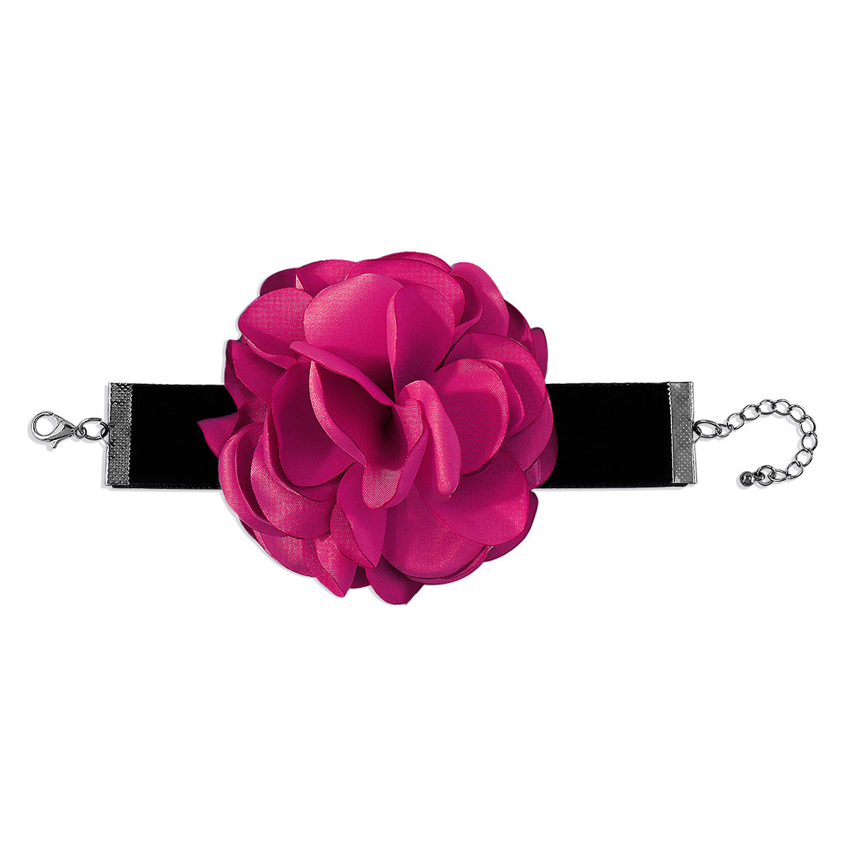 Rose Necklace Bracelet Pretty Floral Jewelry for Women
