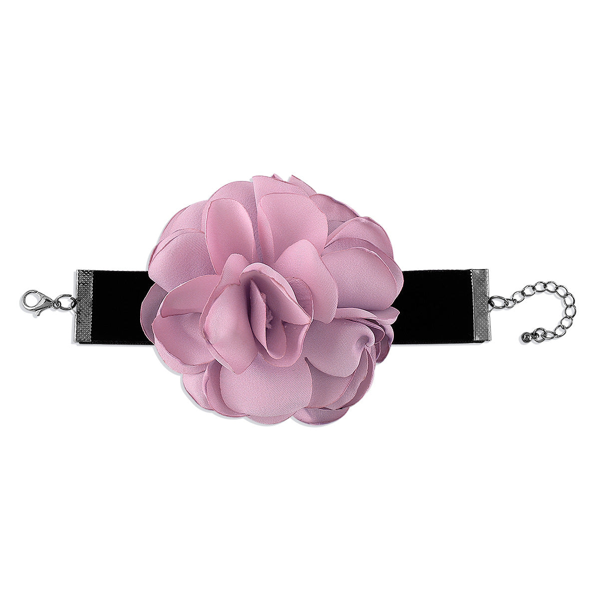 Rose Necklace Bracelet Pretty Floral Jewelry for Women