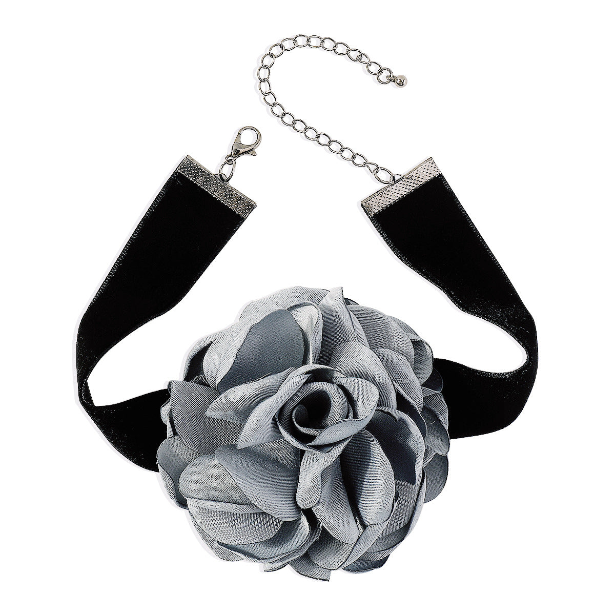 Rose Necklace Bracelet Pretty Floral Jewelry for Women
