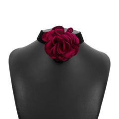 Rose Necklace Bracelet Pretty Floral Jewelry for Women