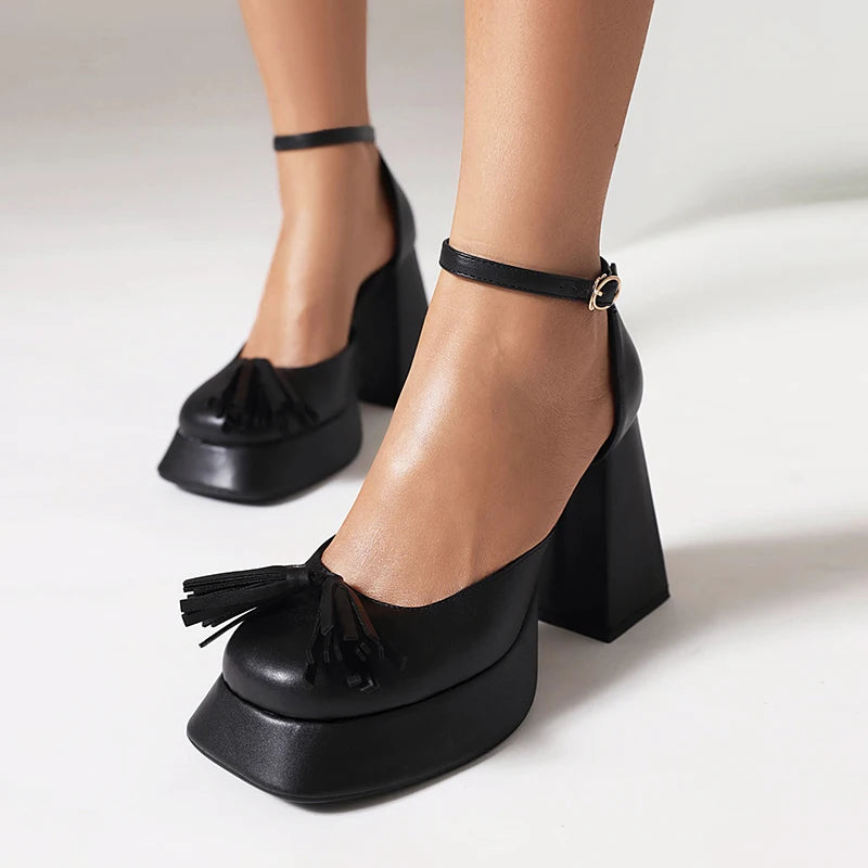 Women's High-Heeled Shoes With Breathable Lining Ultra-High Thick Heel Platform Sandals