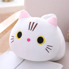 Cute Soft Cat Plush Pillow Sofa Cushion Kawaii Plush Toy Stuffed Cartoon Animal Doll for Kids Baby Girls Lovely Gift