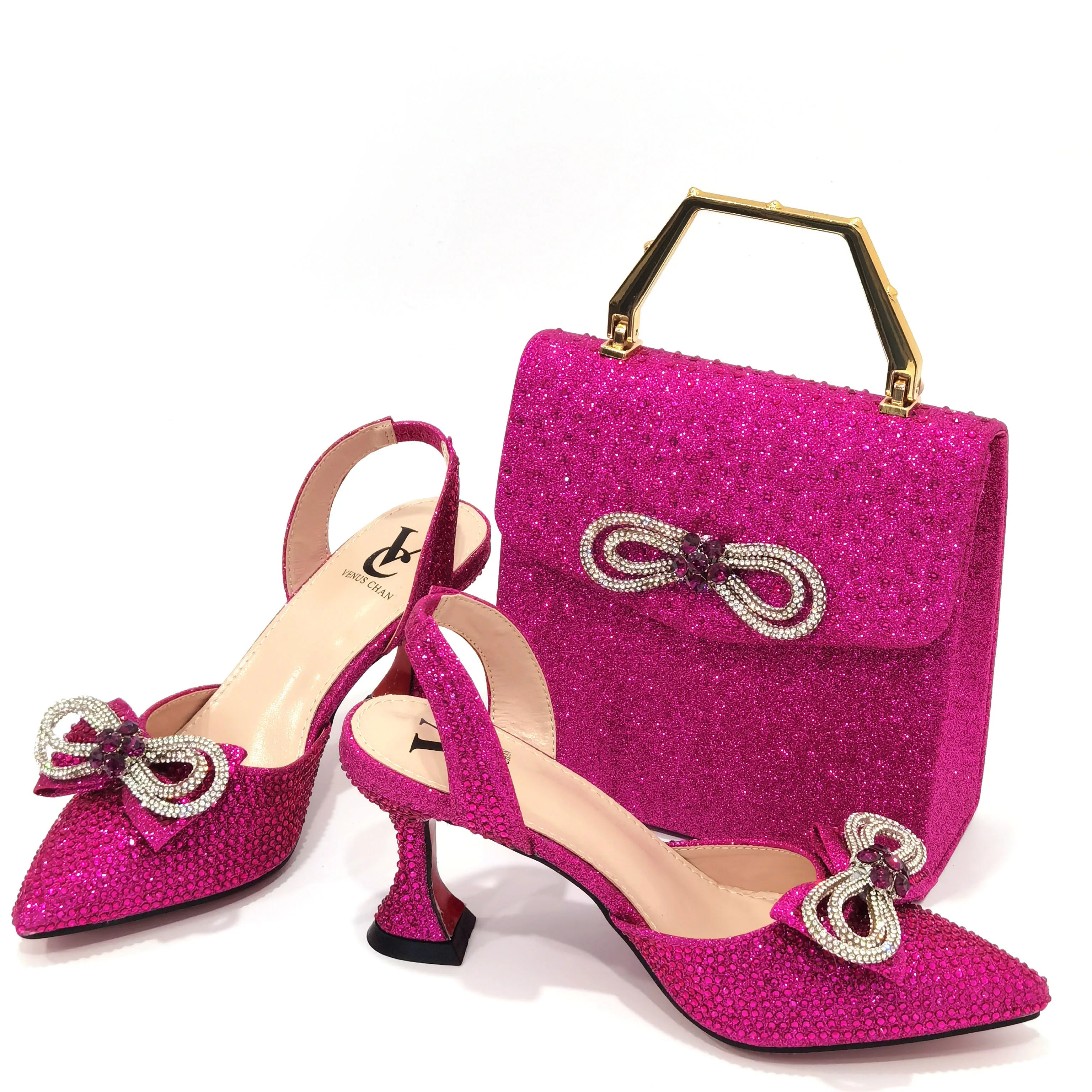 Party High Heels Pointed Toe Stiletto Heels Silver Women's Shoes And Bags