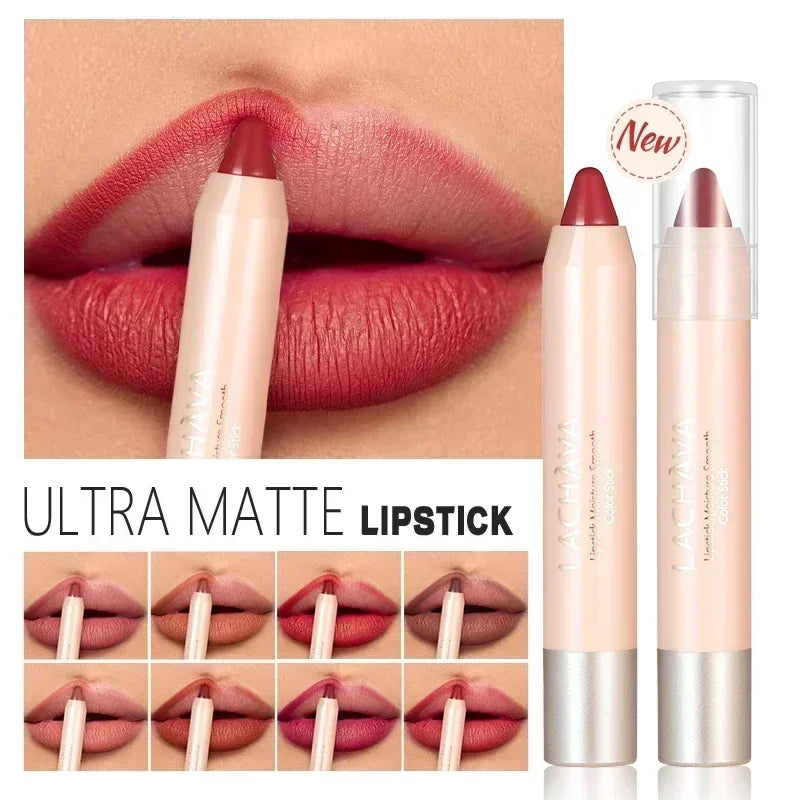 Nude Brown Lipliner Pen Waterproof  Red Matte Contour Tint Lipstick