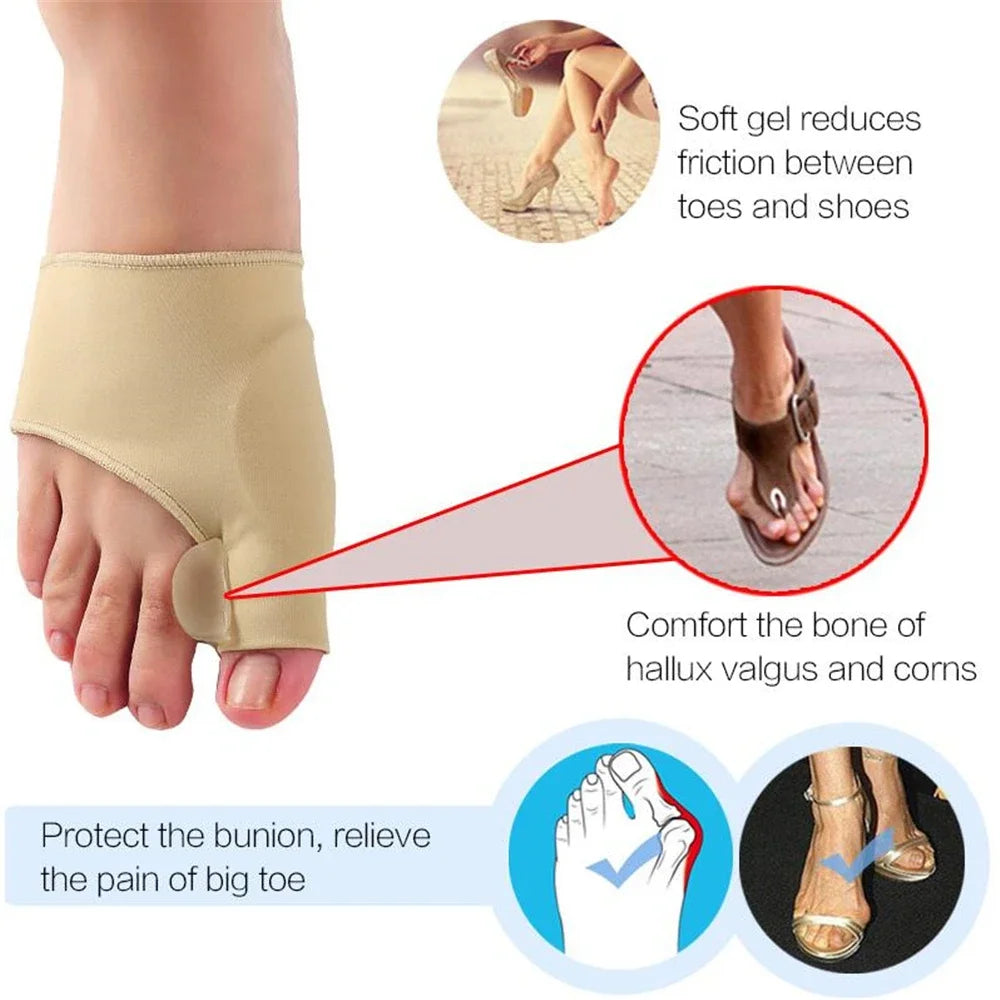 Toe Separator Hallux Valgus Bunion Corrector Hammer Toe Straightener