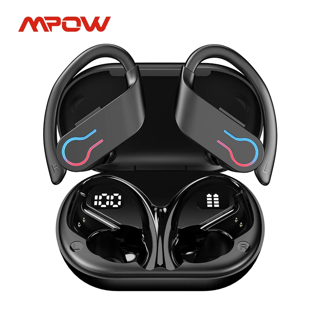 Bluetooth 5.3 Earphones Sports Headset Wireless In-Ear 200H  Waterproof HiFi Stereo Gaming Earbuds