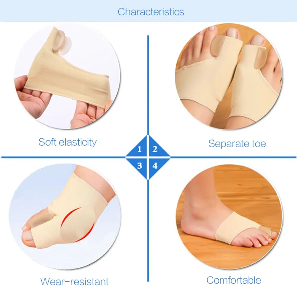 Toe Separator Hallux Valgus Bunion Corrector Hammer Toe Straightener