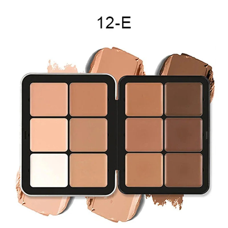 Concealer Blush Cream Matte Highlight Contour Makeup All-in-one Palette Contouring Makeup