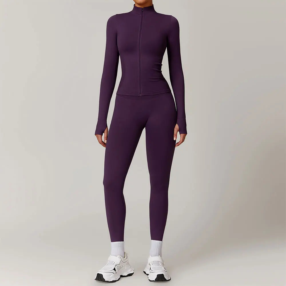 Women Seamless Yoga Set 2PCS Workout Set Sportswear Gym Clothing