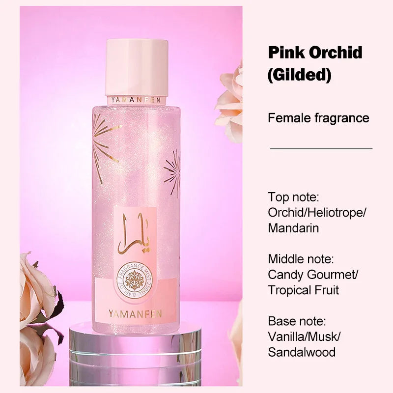 Arabic Dubai Perfume Floral Fragrance Excited Date Scent Body Spray, Long Lasting