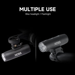 XOSS Bike Headlight Waterproof USB Rechargeable Road MTB Front Lamp Bicycle Flash Light
