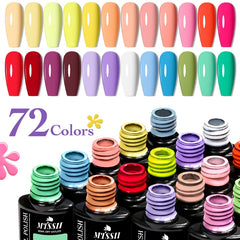 Gel Nail Polish Set Kit Spring UV LED Nail Art Gel Vernis Semi Permanent Base Top Coat