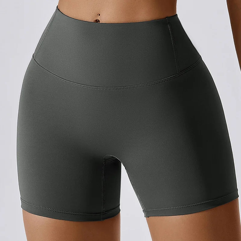 High Waist Workout Shorts Gym Wear Woman Fitness Outfits Yoga Pants