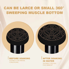 BB Cream Air Cushion Compact Make Up Foundation Concealer Cream for Face Cosmetics Makeup Mushroom Head Puff