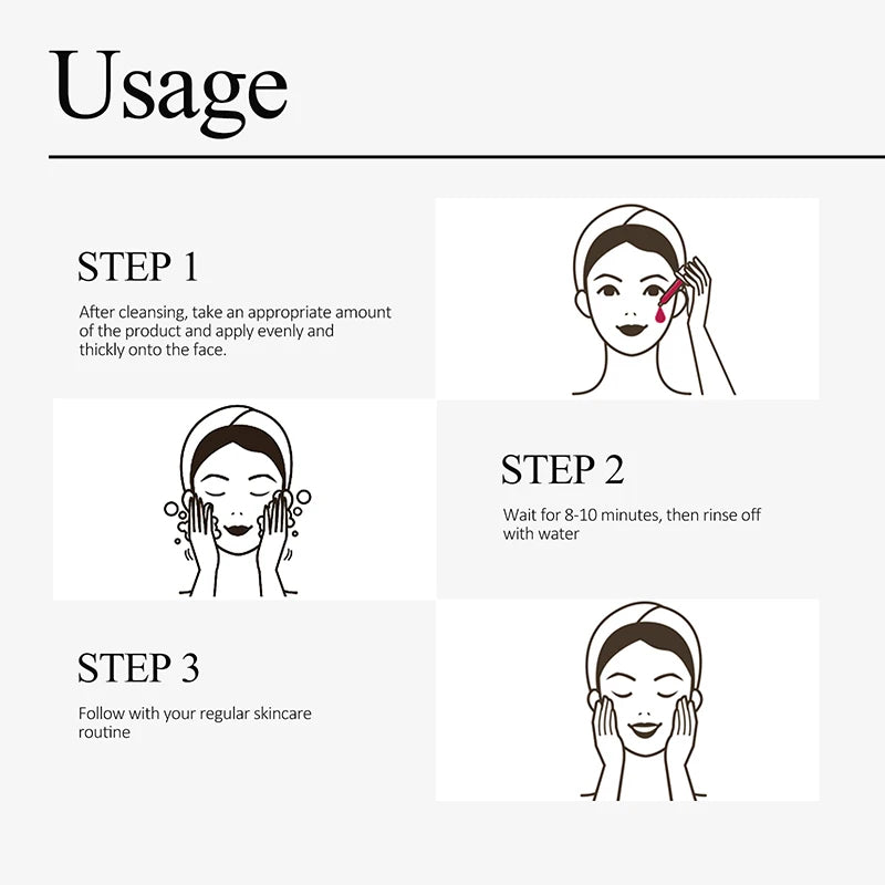 Face Serum Smoothing Pore Shrinking Brighten Hyaluronic Acid Facial Serum