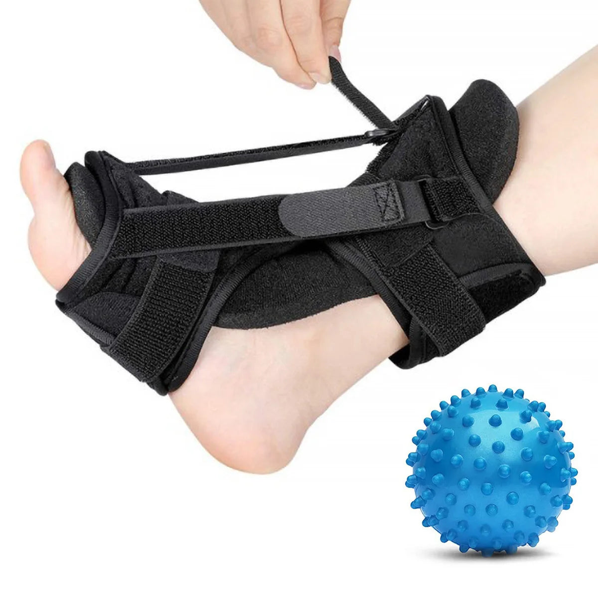 Plantar Fasciitis Night Splint Adjustable Foot Drop Orthotic Brace for Plantar