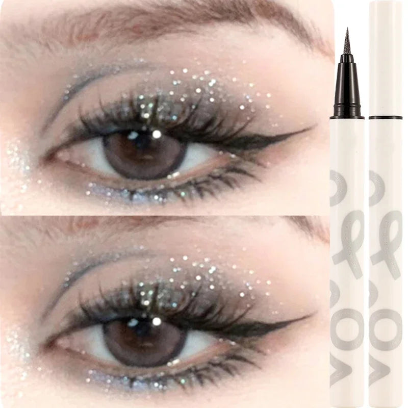 Eye Liner Pen Glitter Phosphorescence Pigment Waterproof Shimmer Sparkling Eyeliners