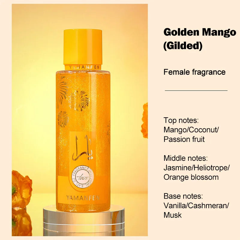 Arabic Dubai Perfume Floral Fragrance Excited Date Scent Body Spray, Long Lasting