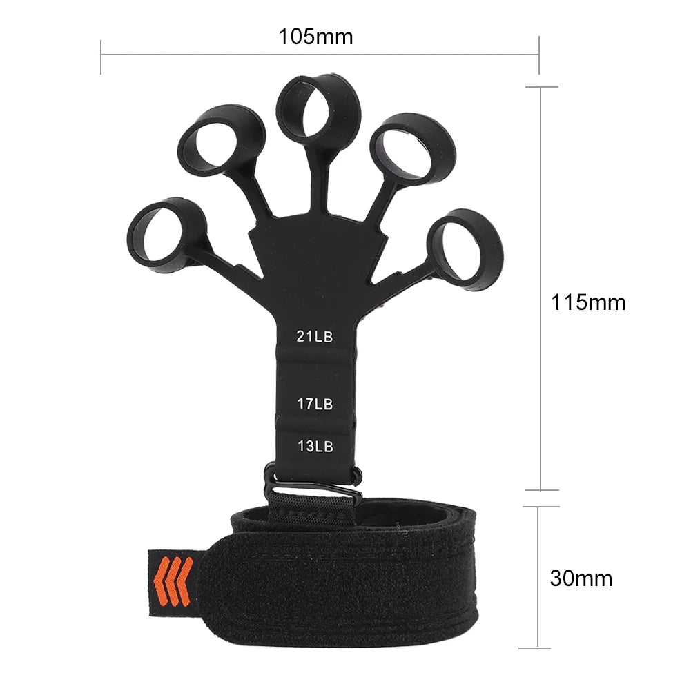 Finger gripper Finger exerciser Guitar finger exerciser Level 6 Resistance recovery Physical tool Patient hand enhancer